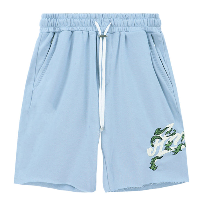 AMIRI Letter Logo Embroidery Shorts