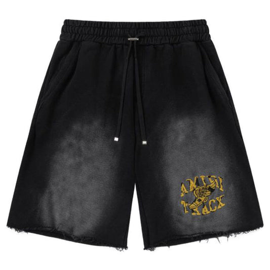 AMIRI logo-embellished cotton track Shorts