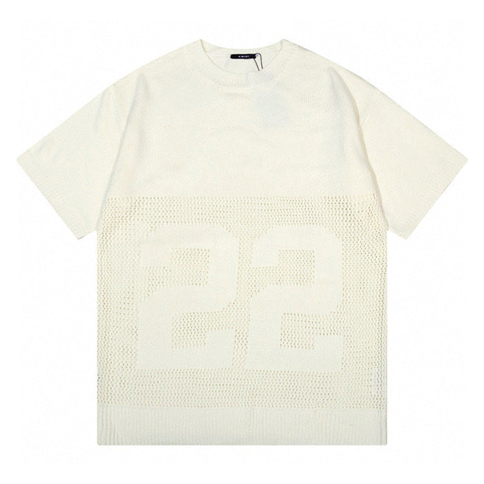 AMIRI Logo-Embossed Fine Knit Jumper