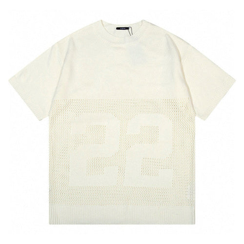 AMIRI Logo-Embossed Fine Knit Jumper