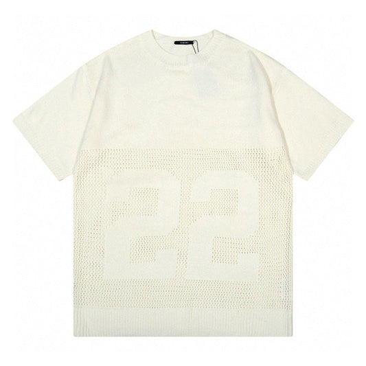AMIRI Logo-Embossed Fine Knit Jumper