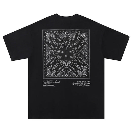 Amiri Printed Cotton Crewneck T-Shirt