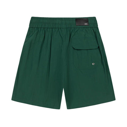AMIRI Straight-Leg Mid-Length Logo-Print Swim Shorts
