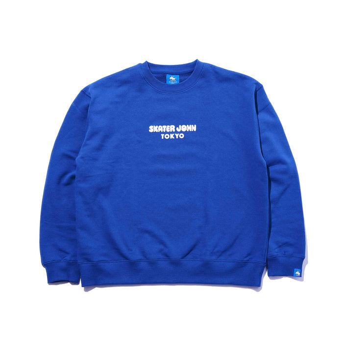 BACK TO THE STREETS Crewneck sweat 🟦 ⬛【JOHN by OFFICE SHIBACHAN】