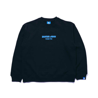 BACK TO THE STREETS Crewneck sweat 🟦 ⬛【JOHN by OFFICE SHIBACHAN】