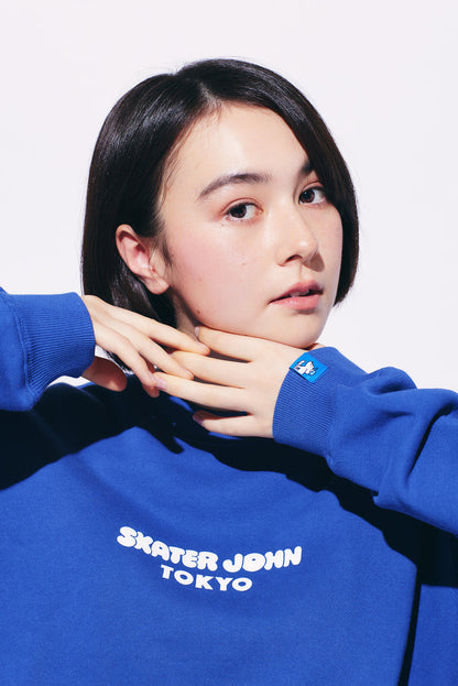 BACK TO THE STREETS Crewneck sweat 🟦 ⬛【JOHN by OFFICE SHIBACHAN】