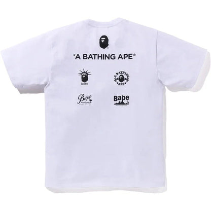 BAPE Front And Back Printed Short-Sleeved Tee