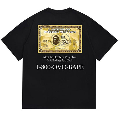 BAPE x OVO Card T-shirt