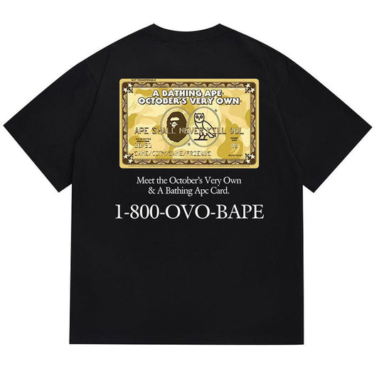 BAPE x OVO Card T-shirt