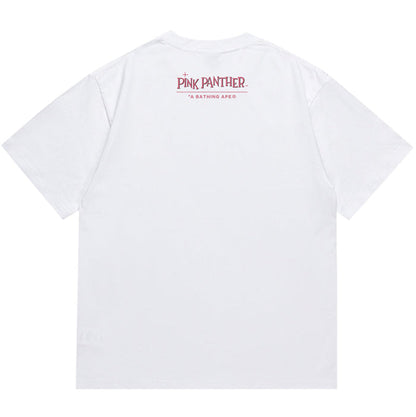 BAPE X PINK PANTHER APE HEAD TEE