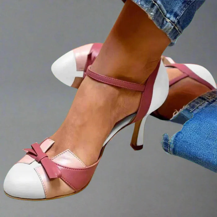Barbara | Women's Classic Pumps with Bow Strap and Medium Heel 2