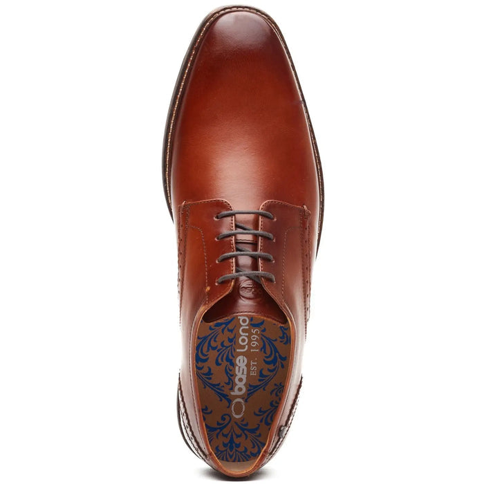 Base London Mens Eton Leather Derby Shoes