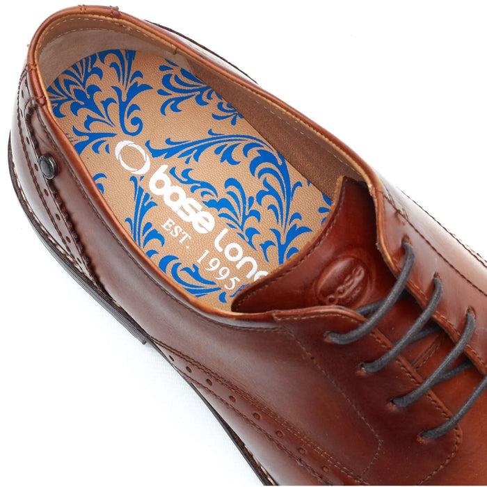 Base London Mens Eton Leather Derby Shoes