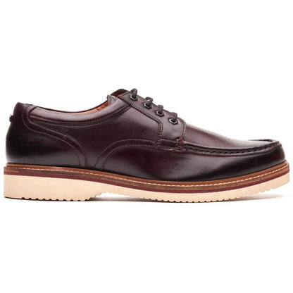 Base London Mens Langdon Leather Apron Toe Shoes