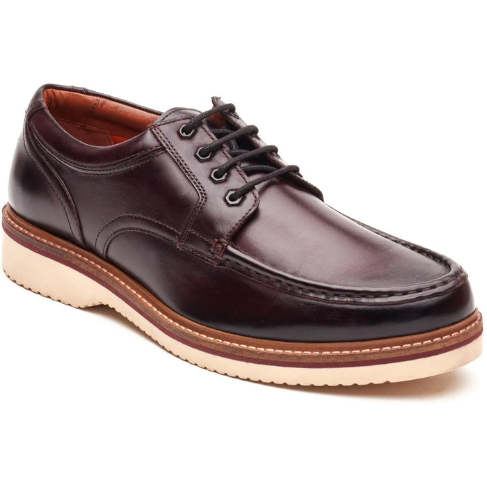 Base London Mens Langdon Leather Apron Toe Shoes