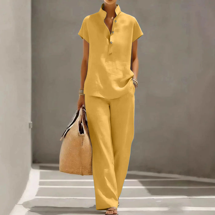Belle Breathable Linen Matching Set 2