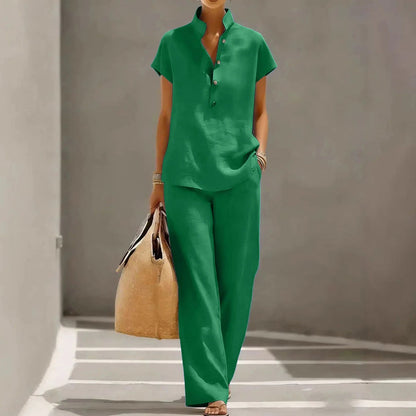 Belle Breathable Linen Matching Set 3