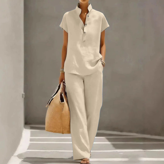 Belle Breathable Linen Matching Set 4