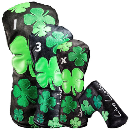 Black Clover Live Lucky Headcovers - Emerald Collection
