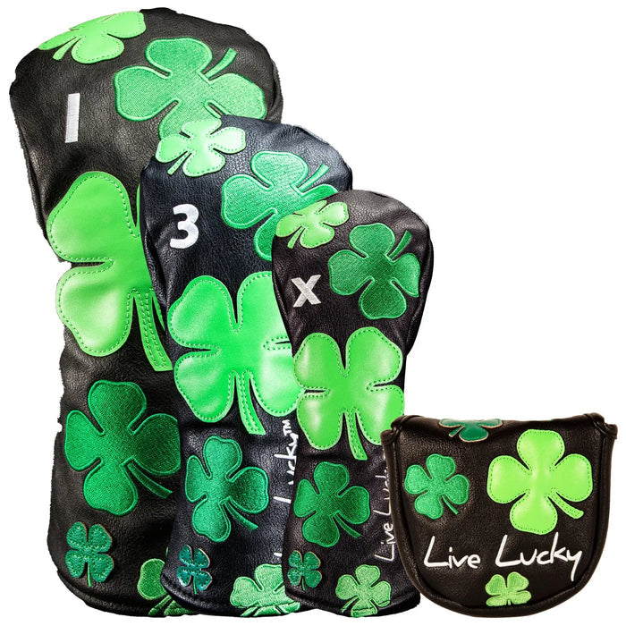 Black Clover Live Lucky Headcovers - Emerald Collection