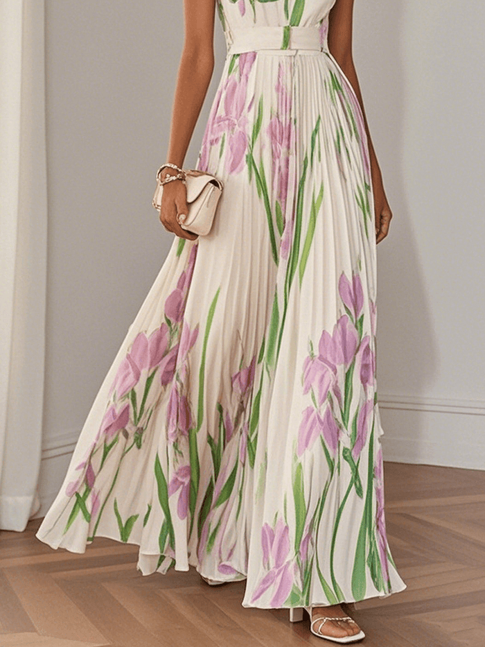 Brooklyn | Women’s Boho Floral Flowing A Line Dress 2