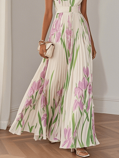 Brooklyn | Women’s Boho Floral Flowing A Line Dress 2