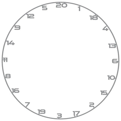 Bullet Dartboard Universal Fit Coloured Number Ring