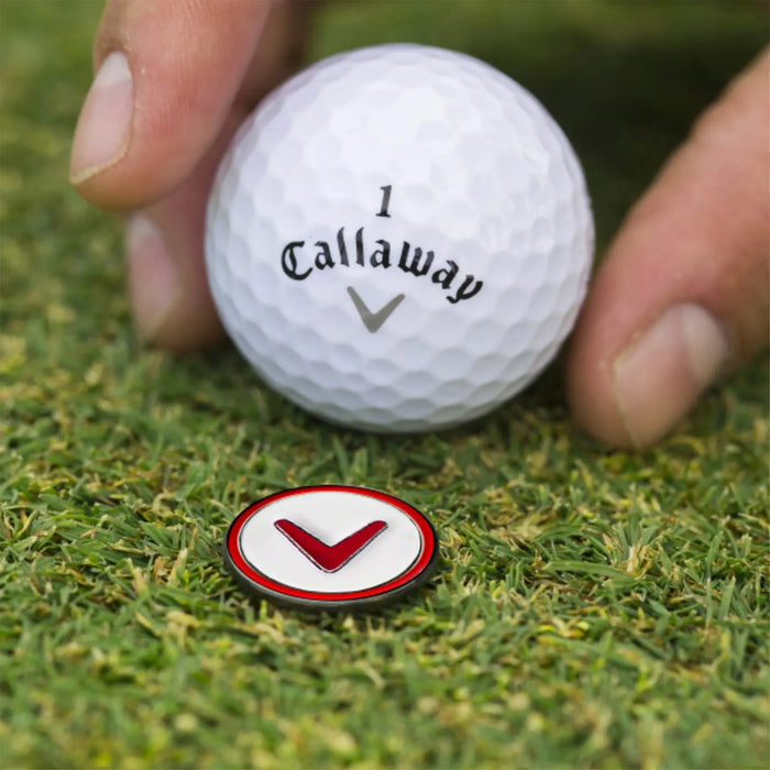 Callaway Dual-Mark 2-in-1 Magnetic Poker Chip Golf Ball Markers