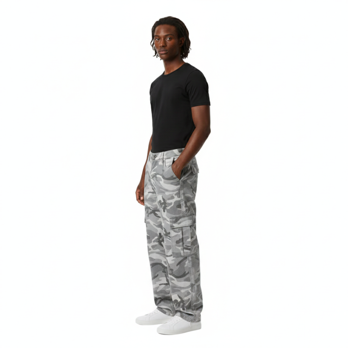 CAMO | WIDE-LEG PANTS