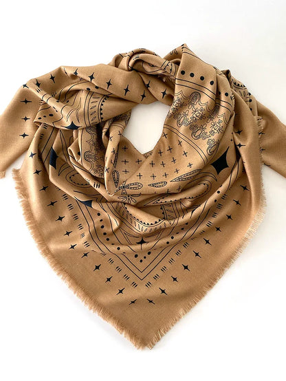 DARK HAMPTON SCARF - ELLIE COMPTON - THE HOLDEN