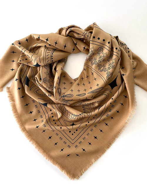 DARK HAMPTON SCARF - ELLIE COMPTON - THE HOLDEN