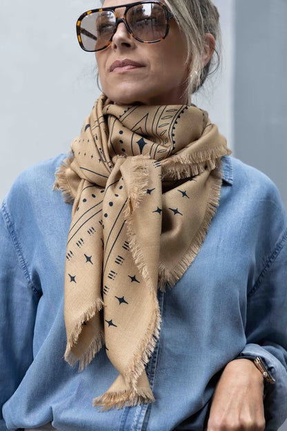 DARK HAMPTON SCARF - ELLIE COMPTON - THE HOLDEN