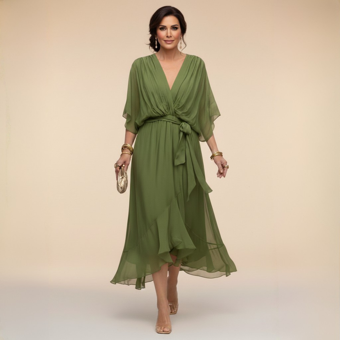 Sarah™ | Sandra V-Neck Dress 0