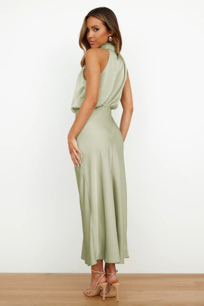 Doris | Women's Chic Halter Neck Evening Dress 2