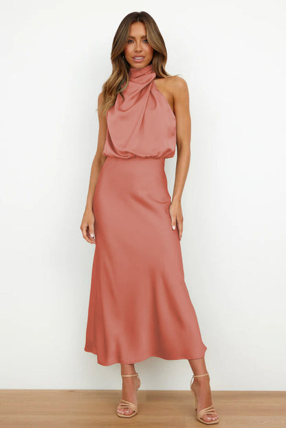 Doris | Women's Chic Halter Neck Evening Dress 5