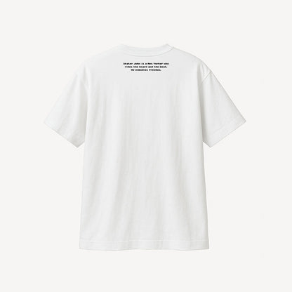 DOT AND JOHN Short-Sleeved T-Shirt ⬜️ ⬛️【JOHN by OFFICE SHIBACHAN】