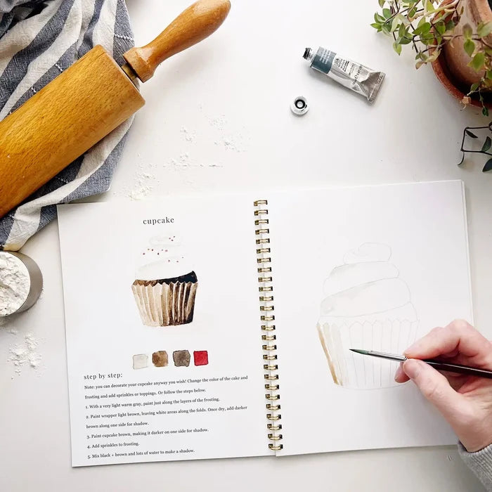 Emily Lex Baking Watercolor Workbook
