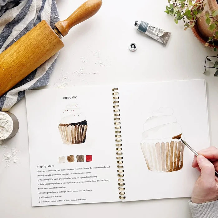 Emily Lex Baking Watercolor Workbook
