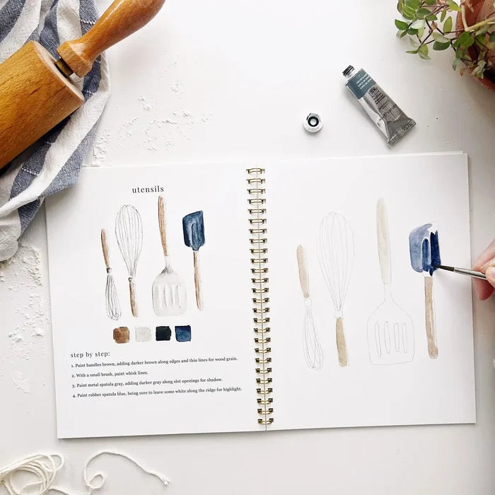 Emily Lex Baking Watercolor Workbook