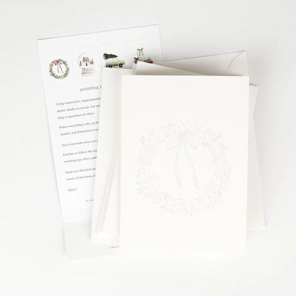 Emily Lex Christmas Cheer Paintable Notecard