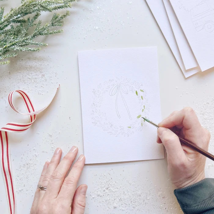 Emily Lex Christmas Cheer Paintable Notecard