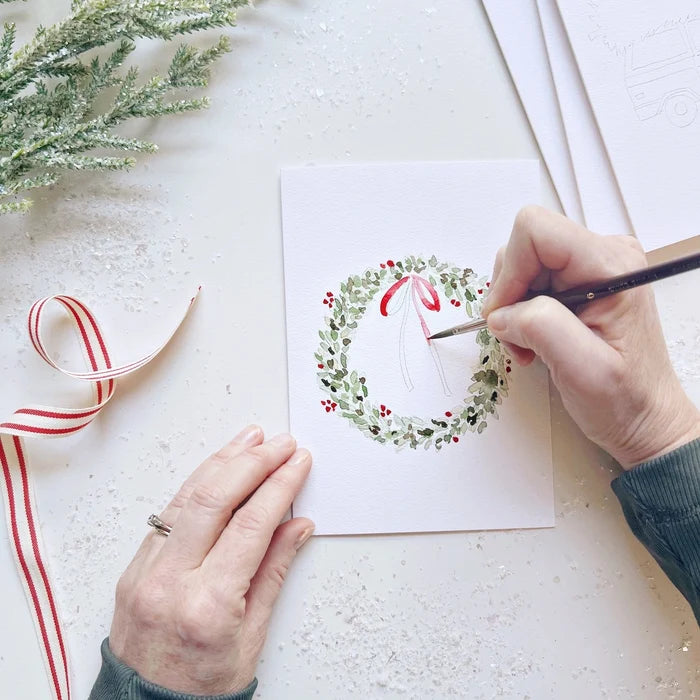 Emily Lex Christmas Cheer Paintable Notecard