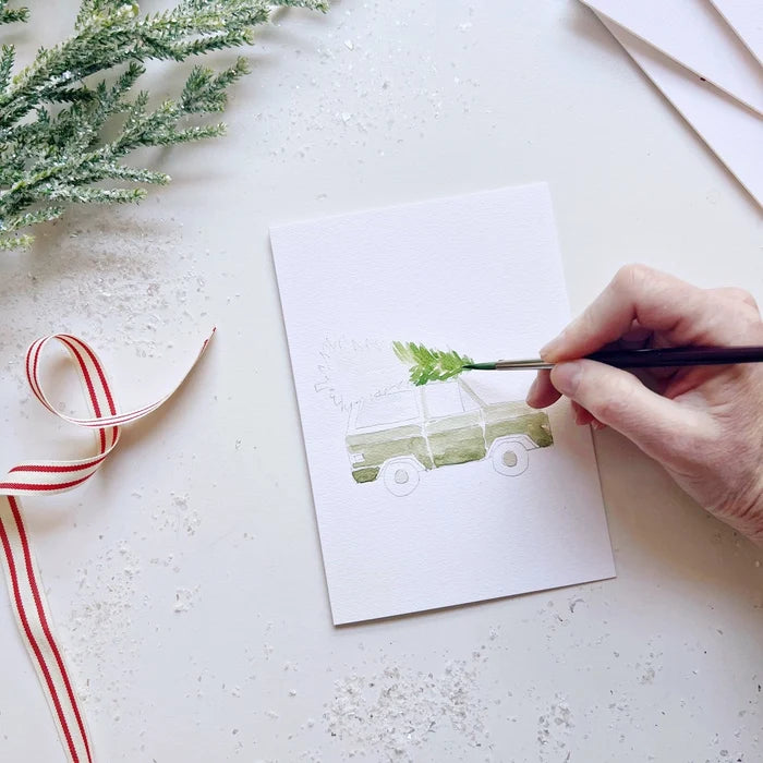 Emily Lex Christmas Cheer Paintable Notecard