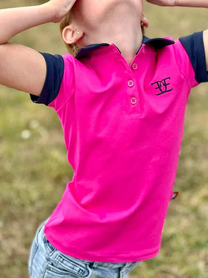 Equus Elite - Kids Matching Polo (Pink)