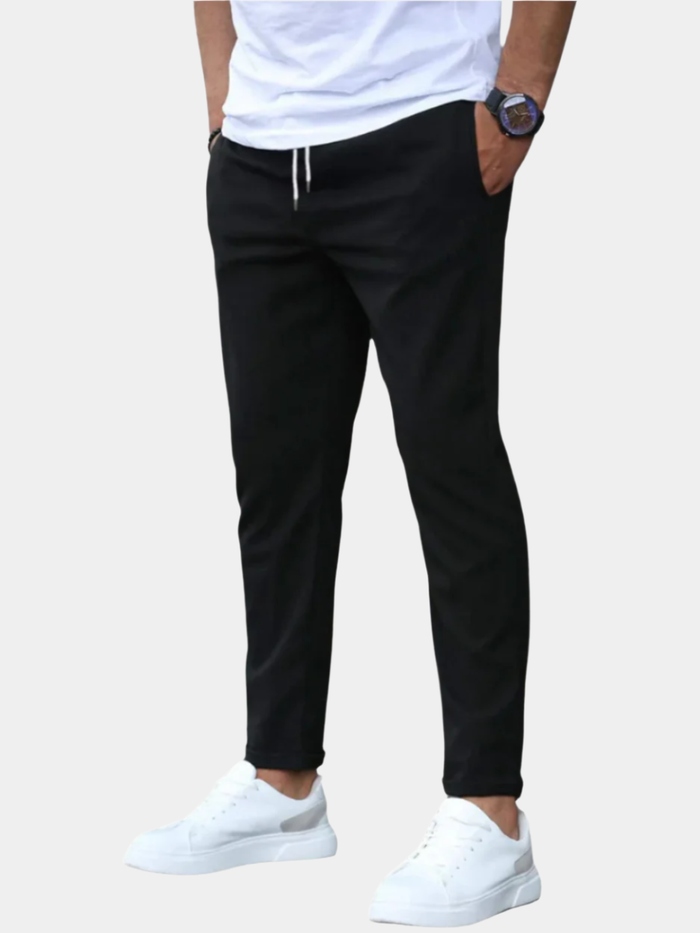 STRETCH COTTON TROUSERS FOR MEN 1