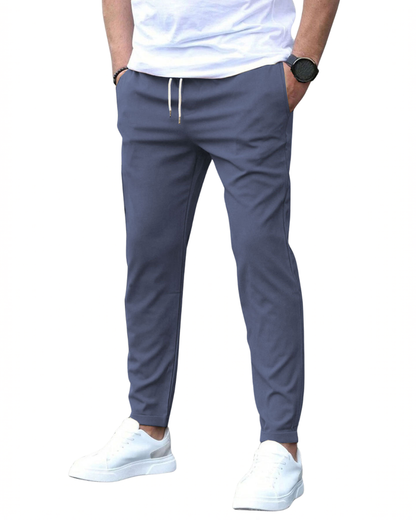 STRETCH COTTON TROUSERS FOR MEN 7