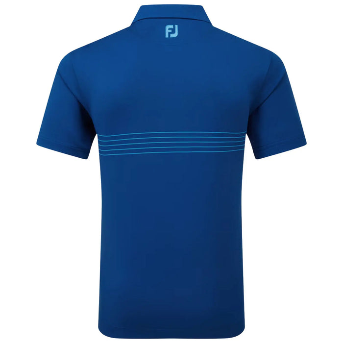 FootJoy Mens Engineered Pinstripe Lisle Polo Shirt Large