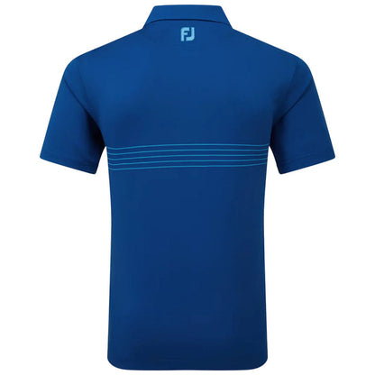 FootJoy Mens Engineered Pinstripe Lisle Polo Shirt Large