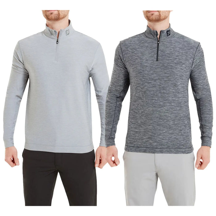 FootJoy Mens Space Dye Chill-Out Half Zip - Small