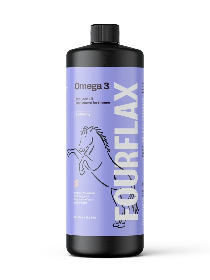 Fourflax Omega 3 Flaxseed Oil Supplement for Horses